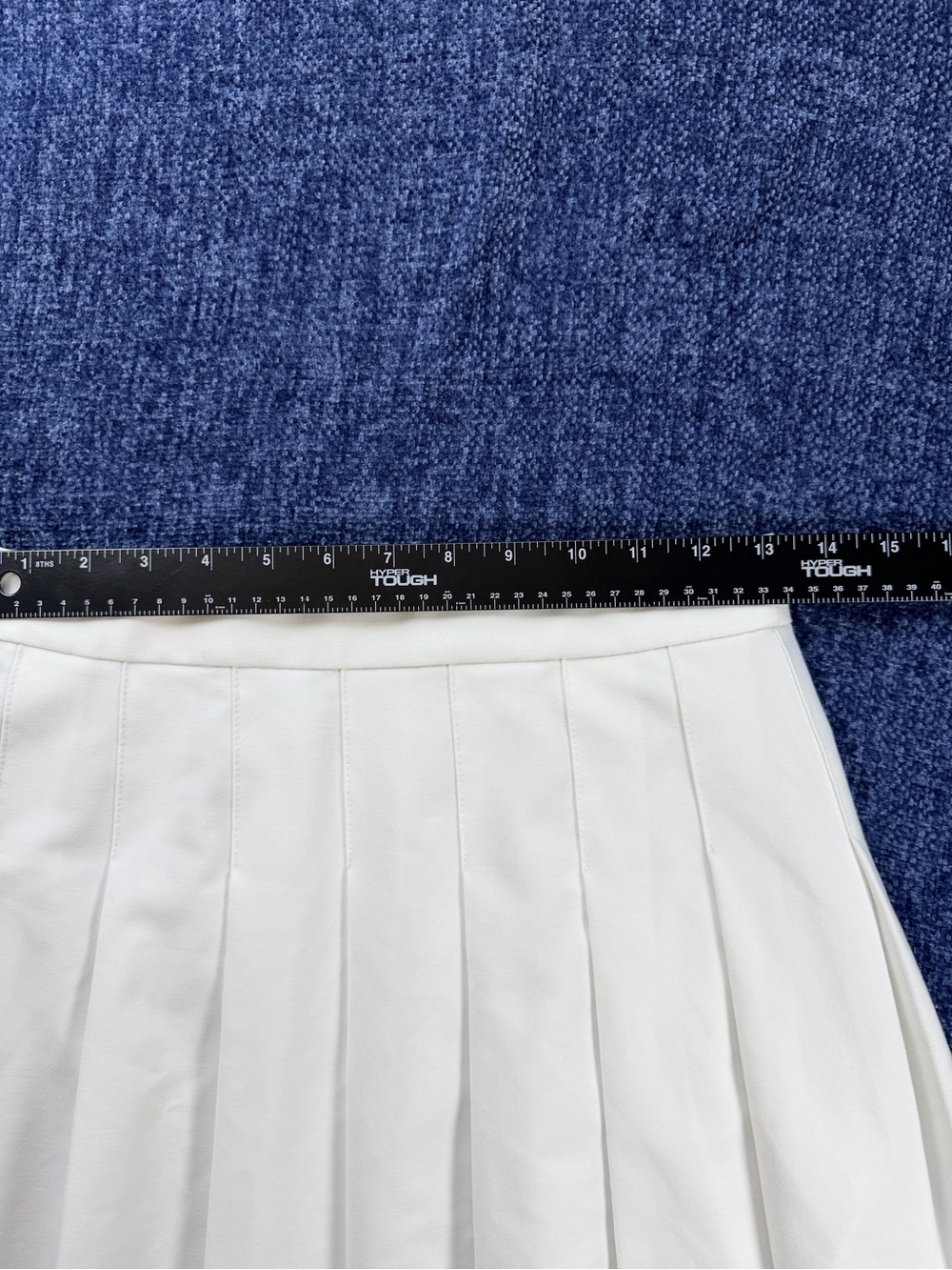 Aritzia Sunday Best White Olympia Pleated Mini Skirt Size 4 - Picture 6 of 9
